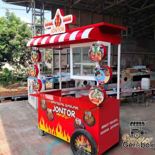 Biaya Bikin Gerobak Besi vs Kayu