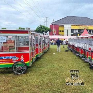 Gerobak Warmindo Aluminium Anti Karat Murah